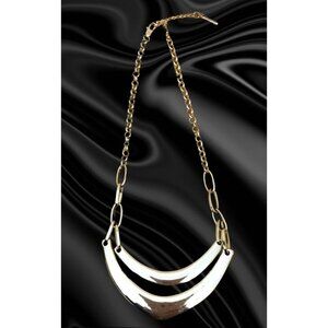 Kenneth Cole New York Gold Tone Statement Necklace, Adjustable, 21 Inches